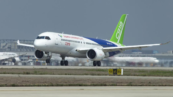 It's liftoff! China-built plane takes to the sky