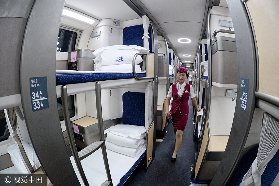 Full steam ahead for China's new bullet sleeper train