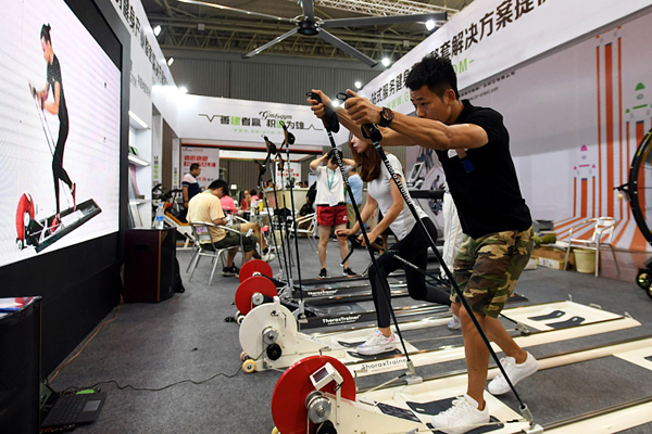 Body building boom energizes fitness industry in China