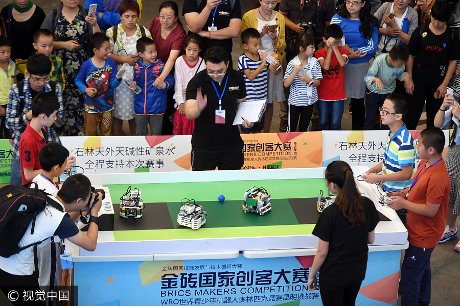 Robot contests inspire innovation among young people