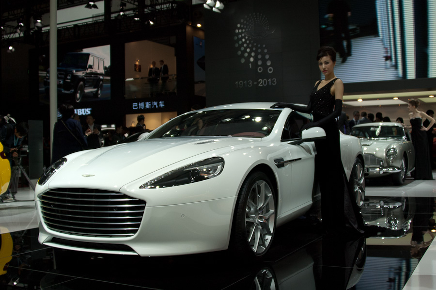 China launch of Aston Martin Rapide S at Shanghai Auto Show 2013