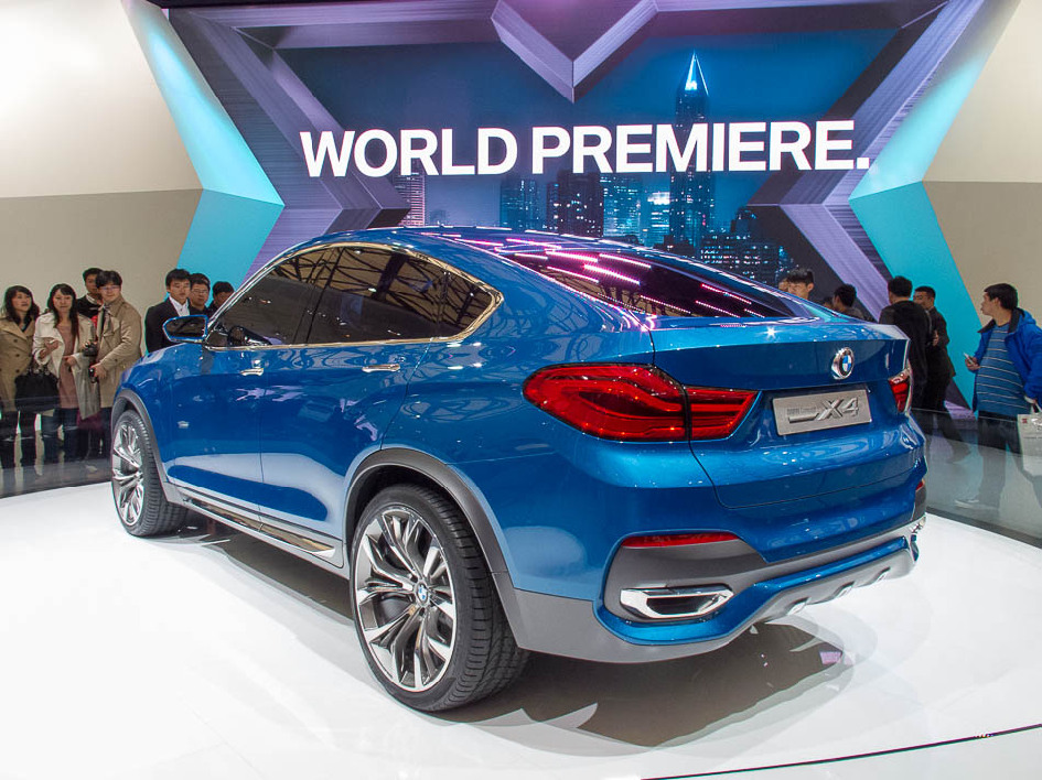 BMW X4 concept world premiere at Shanghai auto show 2013