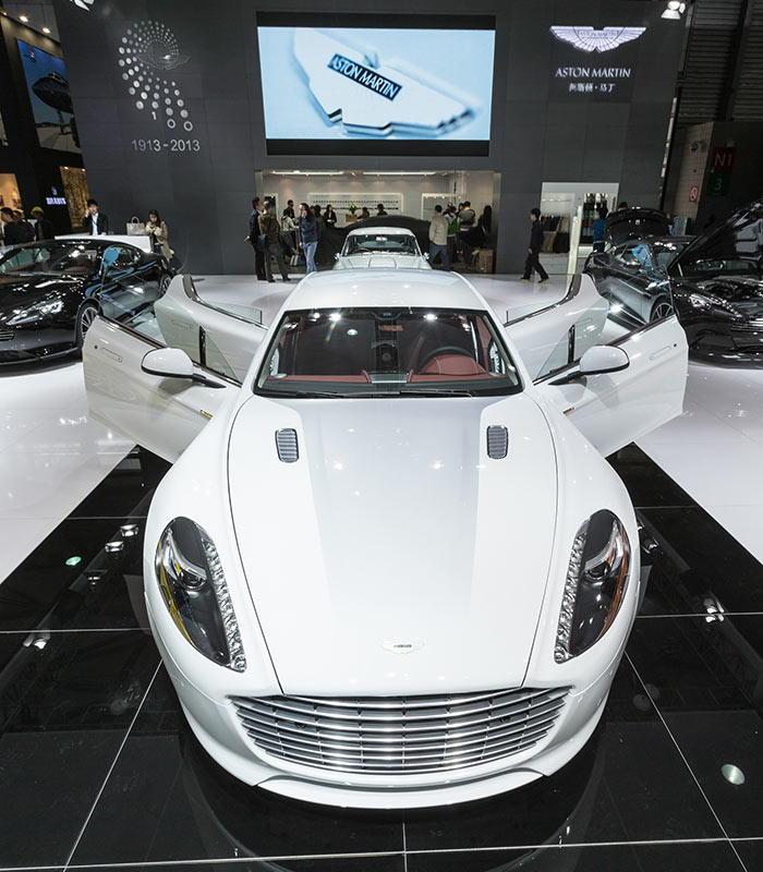 Super cars at Auto Shanghai 2013