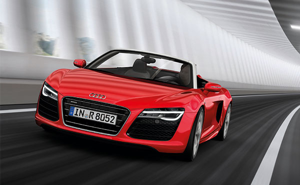 New arrival: Audi new R8 sports car