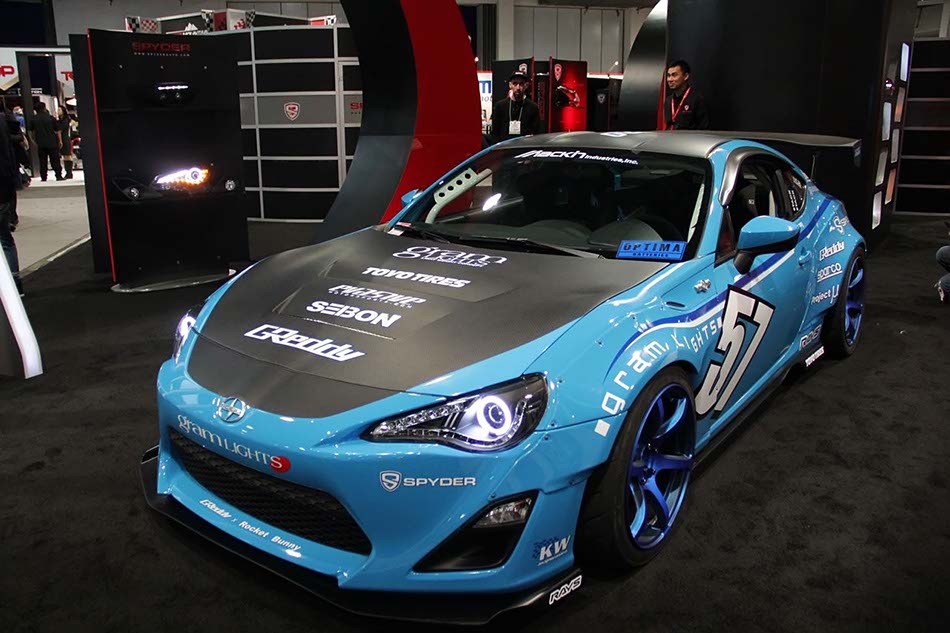 Modified Scion FR-S (Toyota 86) by Spyder at SEMA Show