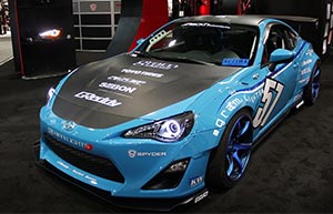 Modified cars, models at SEMA 2013