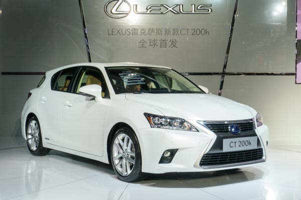 Lexus new hybrid hatch CT200h world premiere in Guangzhou