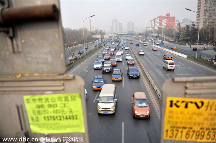 Beijing sees pre-festival traffic jam