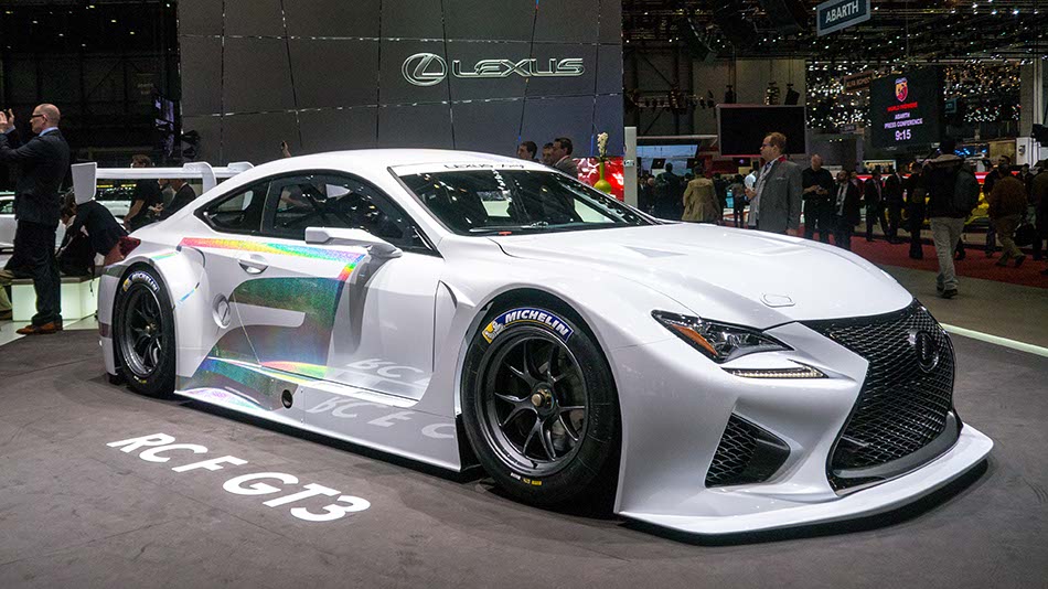 Lexus RCF GTS at Genveva motor show