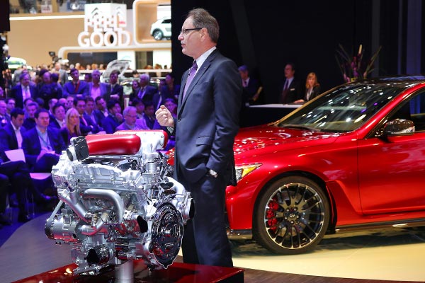 Infiniti's Q50 enters top league with powerful engine