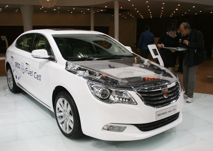 Green cars at Auto China 2014