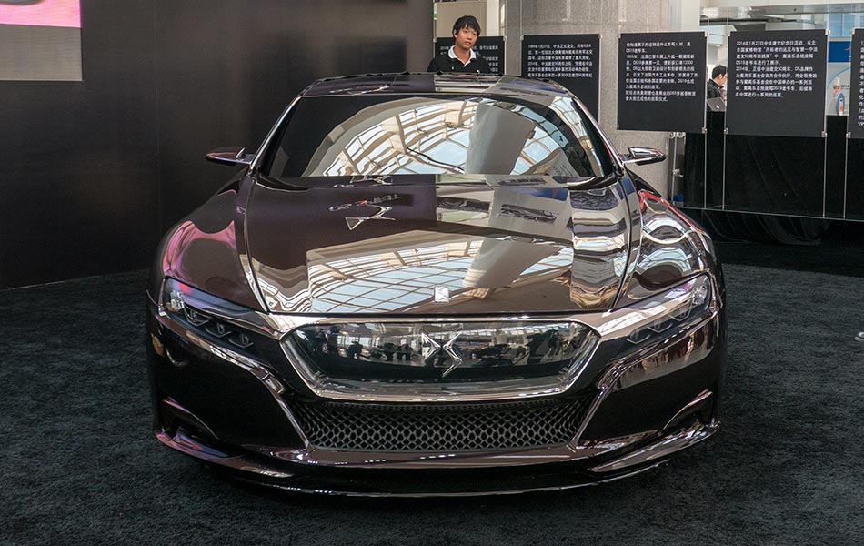 DS luxury cars debut the world