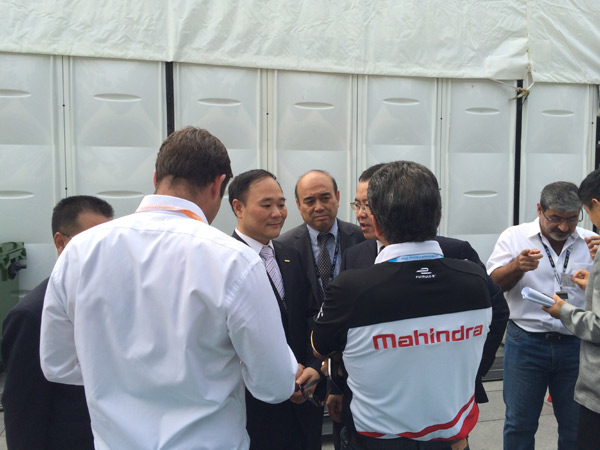 Formula E debuts in Beijing