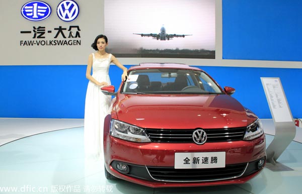 FAW-Volkswagen to recall 581,090 cars in China