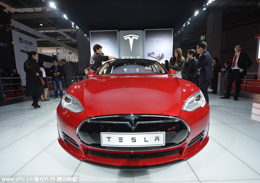 New-energy cars power up Shanghai auto show