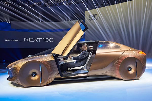 BMW centenary concept car showcases the future of mobility