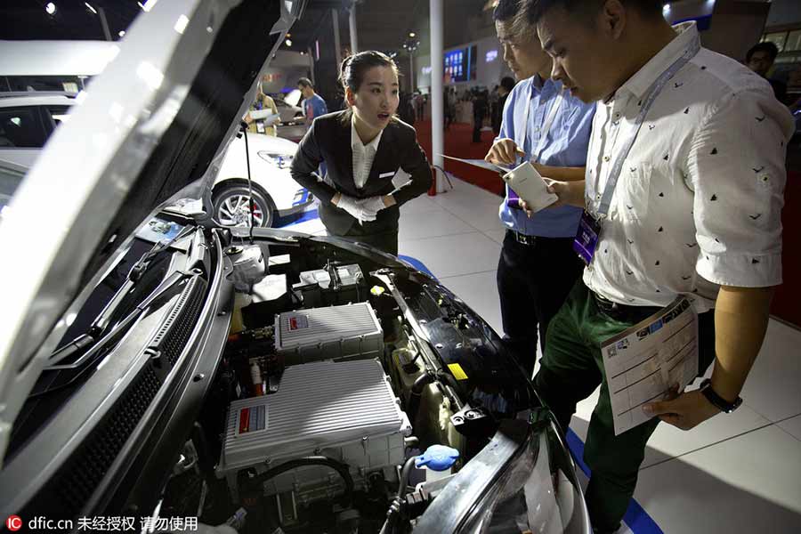 Top 6 domestic new-energy vehicles at Beijing auto show