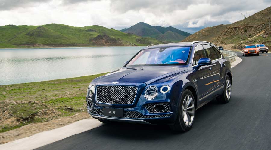 Bentley's Bentayga tours Tibet