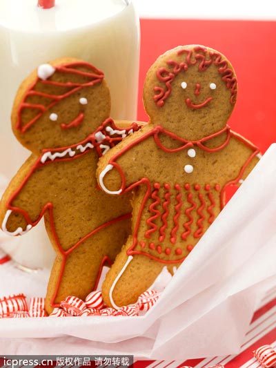 Christmas gingerbread cookies