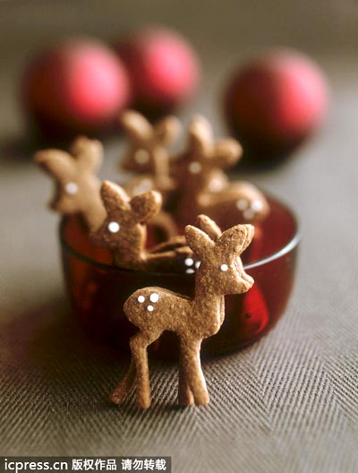 Christmas gingerbread cookies