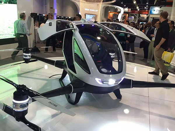 Chinese company to test world's first single-passenger drone in US