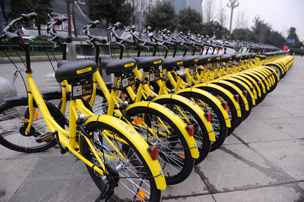 China's bicyle-sharing firm gets tech upgrade
