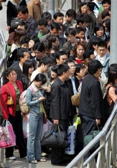 May-day travelling boom