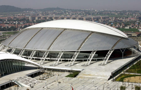 China's first convertible stadium