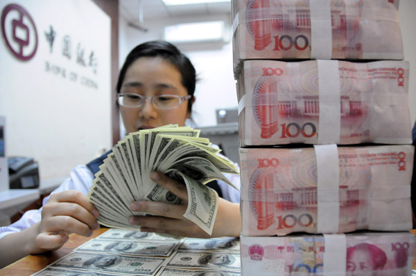 Chinese banks record monthly foreign capital inflow