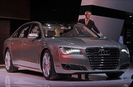 World premiere for Audi A8 L W12 Quattro