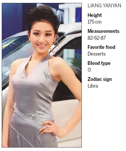 Meet the car model: Liang Yuanyuan