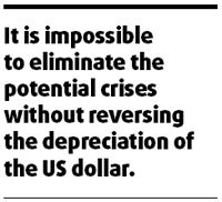 Depreciating dollar hits market