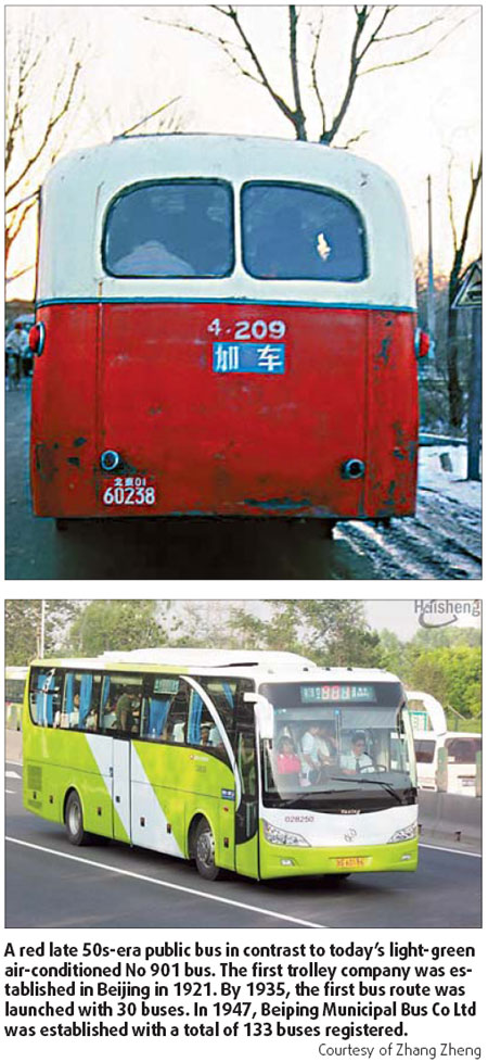 Beijing's boom brings a bonanza of buses