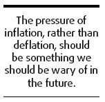 Amid deflation fears, keep an eye on inflation