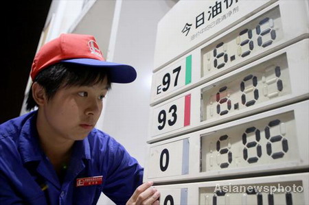 China raises gasoline, diesel prices