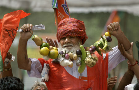 India's opposition leads price hike protest