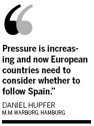 Europe may follow Spain on stress tests