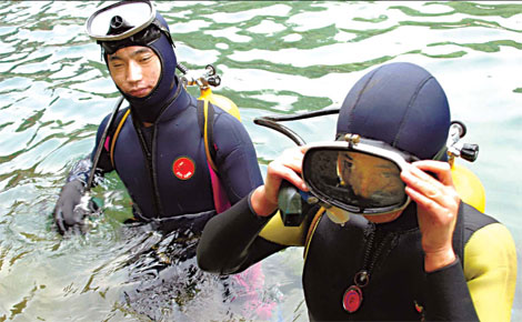 Chinese divers splash out on courses