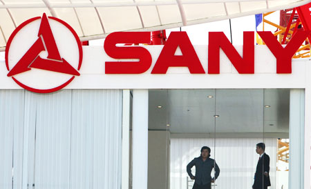 Sany shares slide from bribery rumor