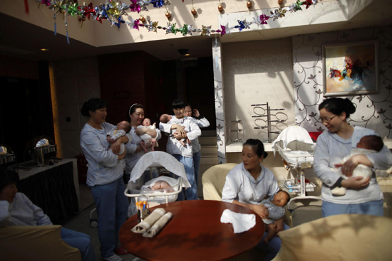 Maternity care business booms in China