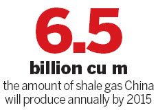 Target set for shale-gas recovery