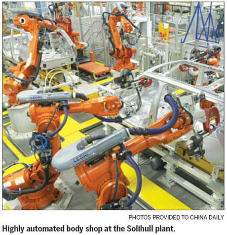 Modern facilities, global reach for Jaguar Land Rover