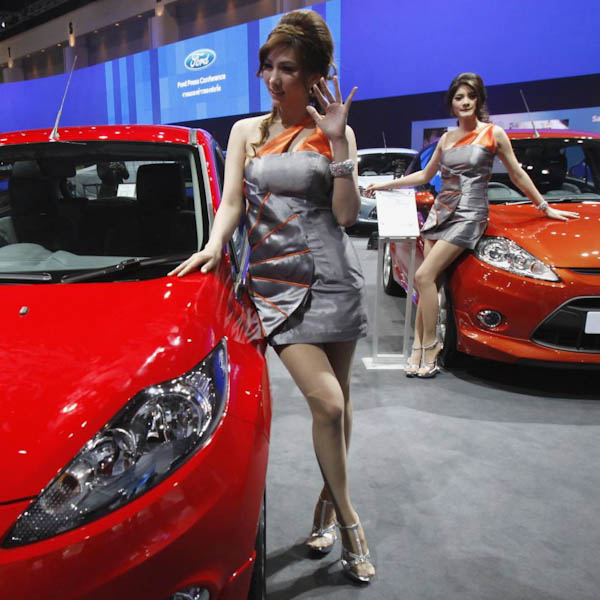 Models at Bangkok Motor Show