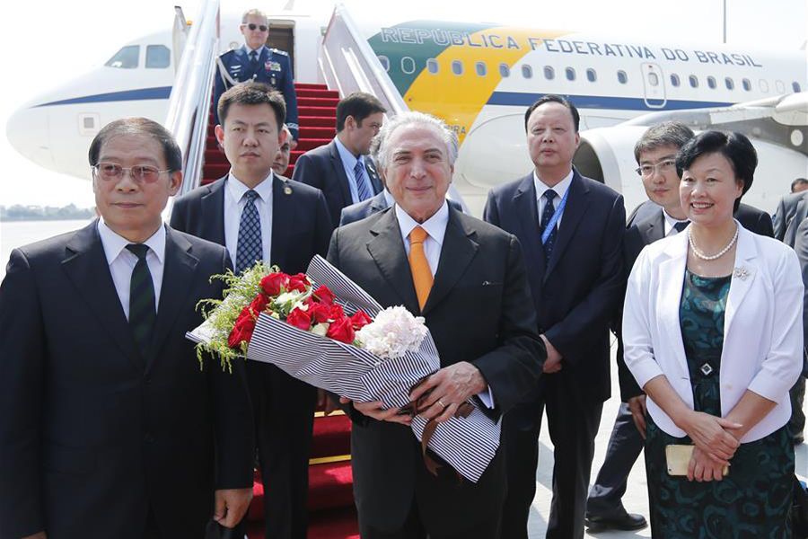 World leaders arrive in Hangzhou for G20 summit