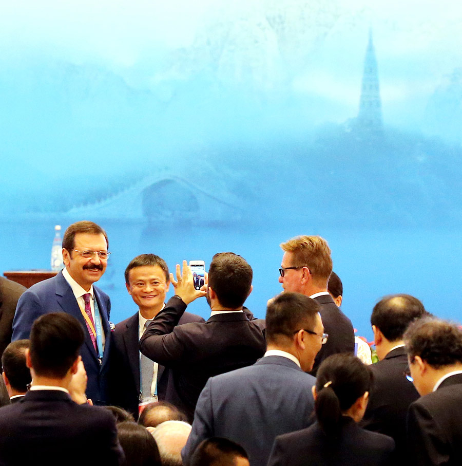 Chinese tech tycoon Jack Ma popular at B20 summit