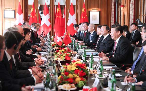 China, Switzerland to deepen multilateral cooperation