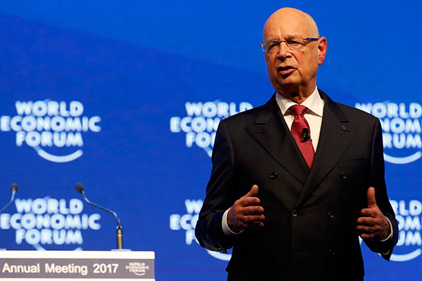 Schwab calls for new approaches to achieve 'global dream'