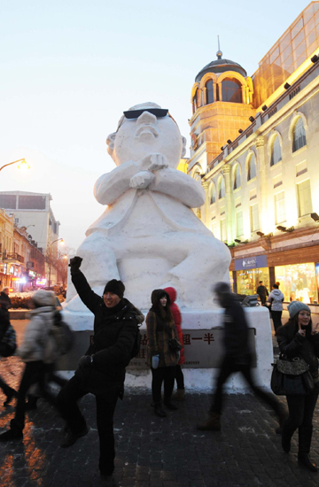 Winter tourism hot in 'ice city'
