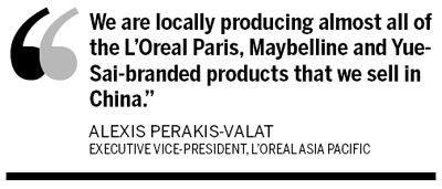 L'Oreal expands factory, bets on future in China