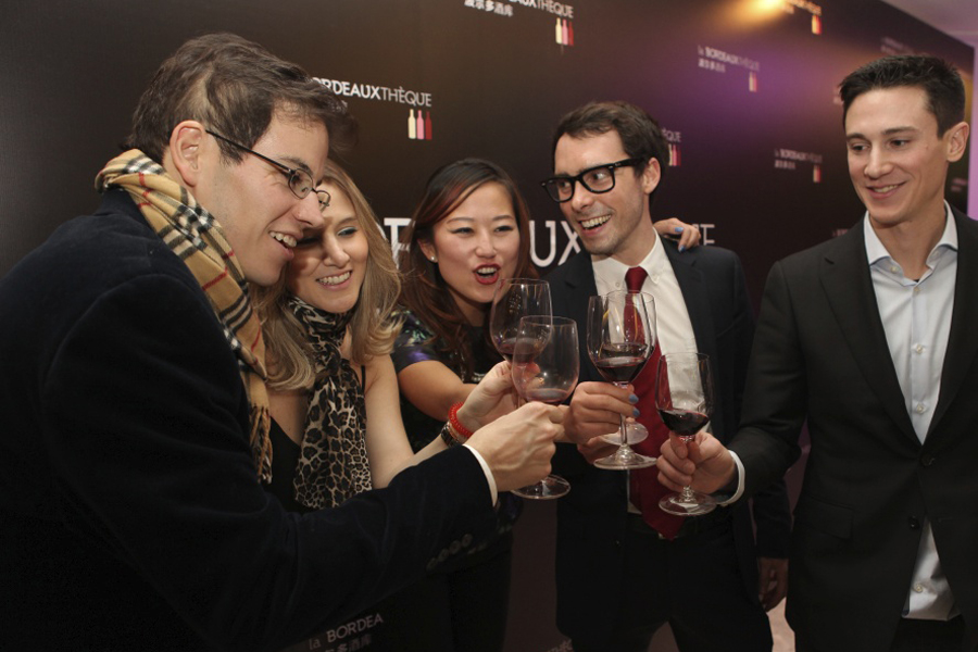 Wine store celebrates its grand opening in Beijing